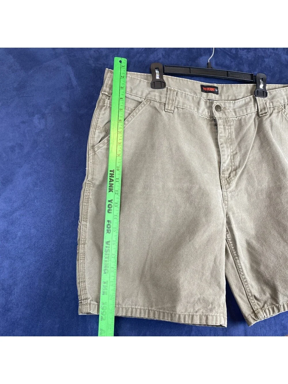 Wolverine Cargo Carpenter Work Shorts Mens Sz 40 Heavy Duty Duck Canvas